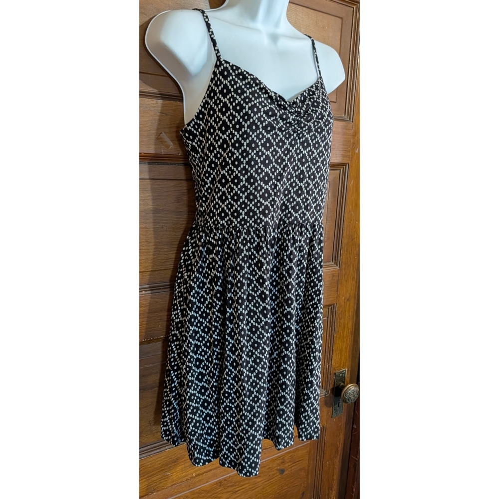 Loft Spaghetti Strap Patterned Carni Mini Sundress - image 4